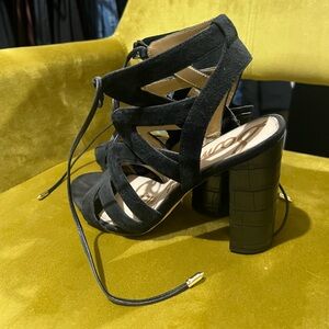 Sam Edelman strappy black heel
